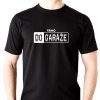 Pánské Triko do GARÁŽE černé s bílým potiskem