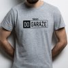 Pánské Triko do GARÁŽE šedé s černým potiskem