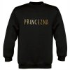Dětská classic mikina PRINCEZNA černá zlatý potisk 2