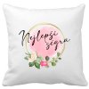 Polštářek bílý s potiskem Nejlepší SÉGRA floral