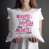 Polštářek pro paní učitelky NEJLEPŠÍ UČITELKA NA SVĚTĚ TYPO 2
