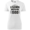 Dámské tričko k narozeninám zrození legendy ročník bílé 2