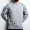 Pánská unisex mikina Furt bydlím u rodičů šedá