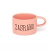 Hrneček makronka s vtipným potiskem ZASRÁNO růžový samotný