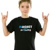 Dětské tričko MAGNET na průšvihy černé 01