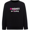 Dětská classic mikina MAGNET na průšvihy černá 03