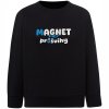 Dětská classic mikina MAGNET na průšvihy černá 04