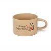 Hrneček makronka pro páry s vtipným potiskem Jsi moje nej PŘÍŠERKA hnědý