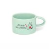 Hrneček makronka pro páry s vtipným potiskem Jsi moje nej PŘÍŠERKA zelemý MINT