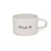 Hrneček makronka pro zamilované páry s potiskem MILUJI TĚ bílý