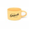 Hrneček makronka pro dědečka s potiskem Nejlepší DĚDEČEK NA SVĚTĚ žlutý