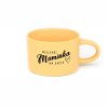 Hrneček makronka pro maminky s potiskem Nejlepší MAMINKA NA SVĚTĚ žlutý