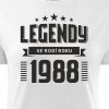 Dámské tričko k narozeninám zrození legendy ročník bílé 3