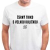Pánské černé tričko s velkou kuličkou
