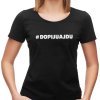 Dámské tričko pro pivařku # Dopijuajdu černé