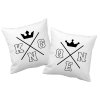 Polštářky pro páry KING a QUEEN Minimalism