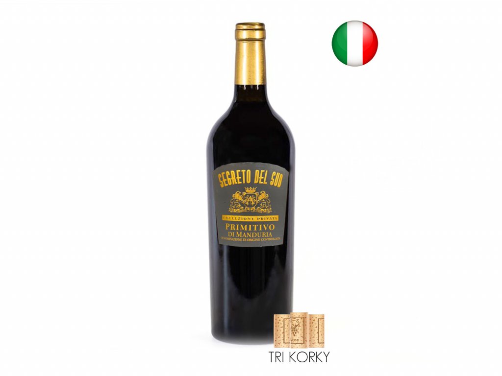 talianske cervene vino primitivo di manduria 2020 14,5%