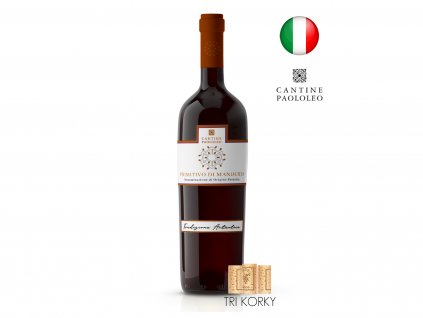 talianske cervene vino primitivo di manduria DOP 2021 14% 0,75l
