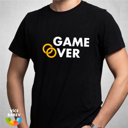 Trikoto - Rozlučka - Game Over - pánské tričko