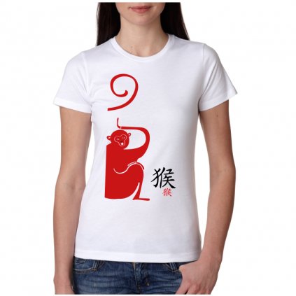 Dámské tričko - Opice - čínský horoskop