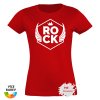 Dámské tričko s potiskem - Rock - červená - dárkové - Trikoto