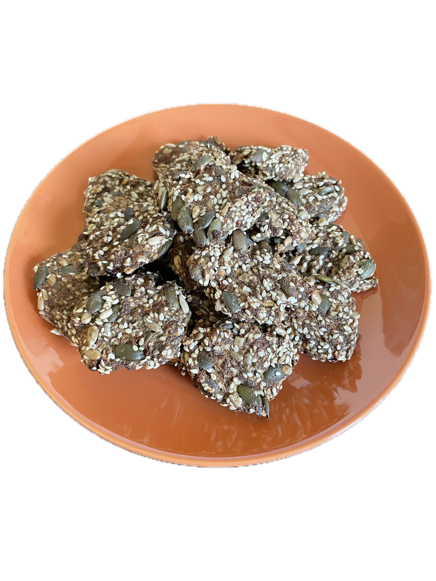Slané krekry z chia mouky
