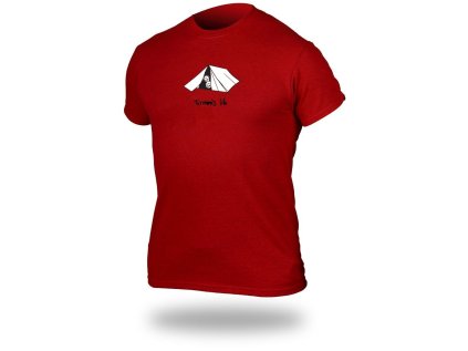 T-shirt TRIMMS LIFE cardinal red Tent