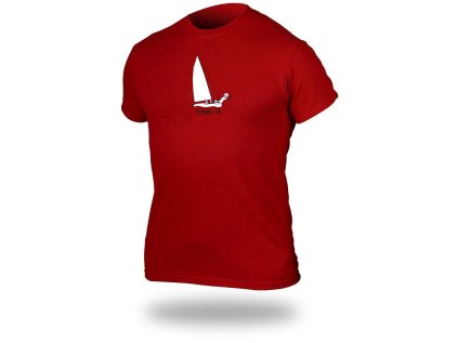 Tričko TRIMMS LIFE cardinal red Jachting