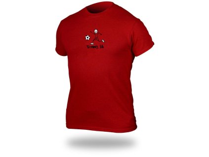 T-shirt TRIMMS LIFE cardinal red Football
