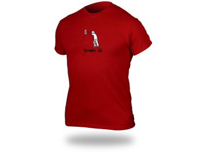 T-shirt TRIMMS LIFE cardinal red Darts