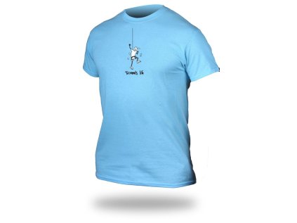 TRIMMS LIFE sky blue Climbing T-shirt