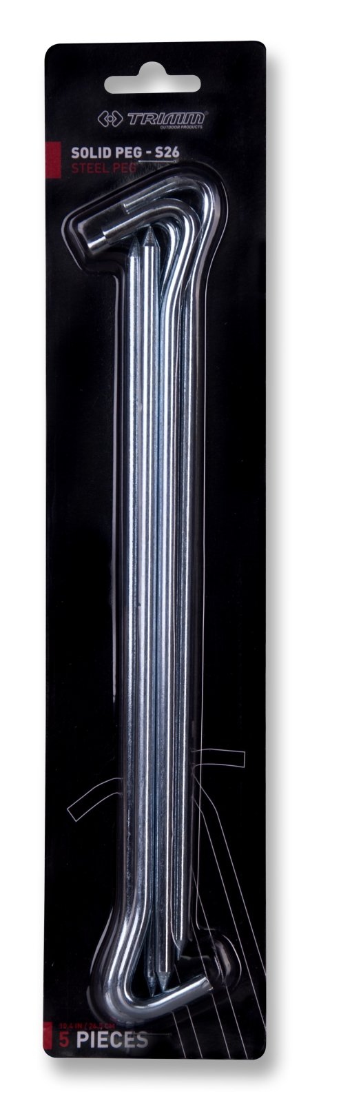 kolík Trimm SOLID-PEG - S26 Barva: silver, Velikost: uni