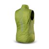 Zena vest lime green back