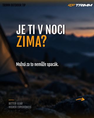 🥶 Je ti v noci zima? Možná za to nemůže spacák. Při spaní venku totiž neztrácíme teplo jen do okolního vzduchu, ale také...