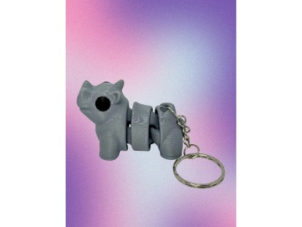 klíčenka přívěsek 3D tisk hroch