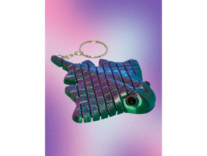 klíčenka přívěsek flexi rejnok 3D tisk