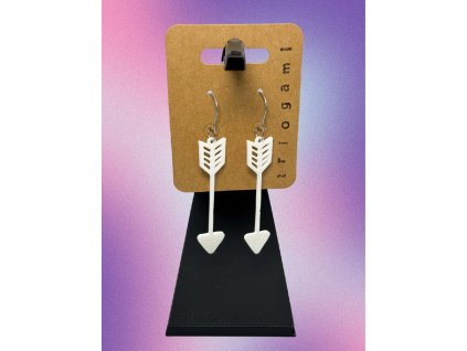 3D tisk náušnice šípy