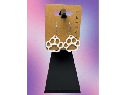 3D tisk náušnice visací tlapky