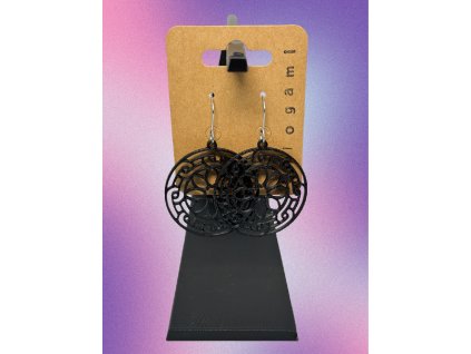 3D tisk náušnice visací mandala