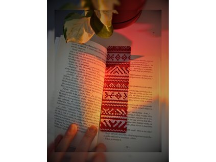 vánoční záložka do knihy 3D tisk