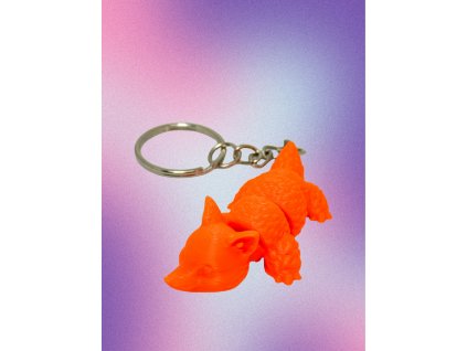 klíčenka-přívěsek 3D tisk liška