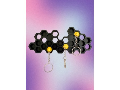 3D tisk - věšák na klíče - home decor