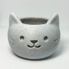 3D tisk - květináč - kočka - home decor