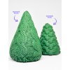 vánoční dekorace stromeček pletený 3D tisk