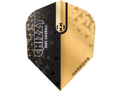 harrows chizzy v2 dart flights std f4268 gold 1