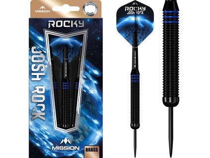 Mission Josh Rock Darts Steel Brass Black 1