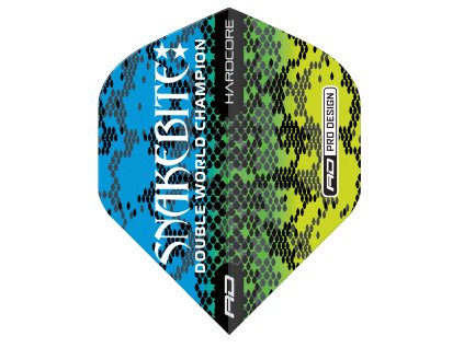 F6841 Hardcore PETER WRIGHT SNAKEBITE MULTI SNAKESKIN BLUE Image 3