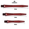 MissionAtom13AluminiumShafts AnodisedMetalStems Red6