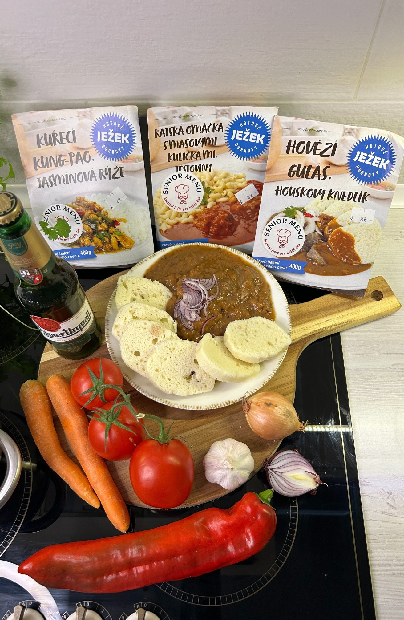 Chlazená jídla se skladováním do 6 °C