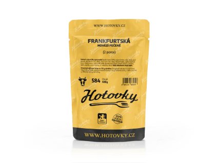 584 Frankfurtská hovězí pečeně 2 porce